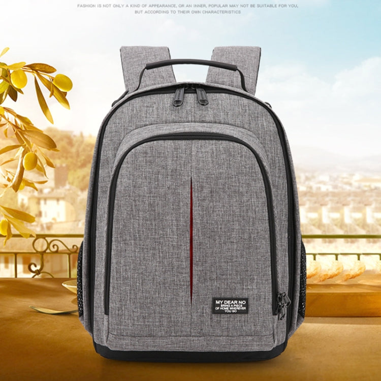 Blue Waterproof DSLR Camera Backpack with Tripod Strap