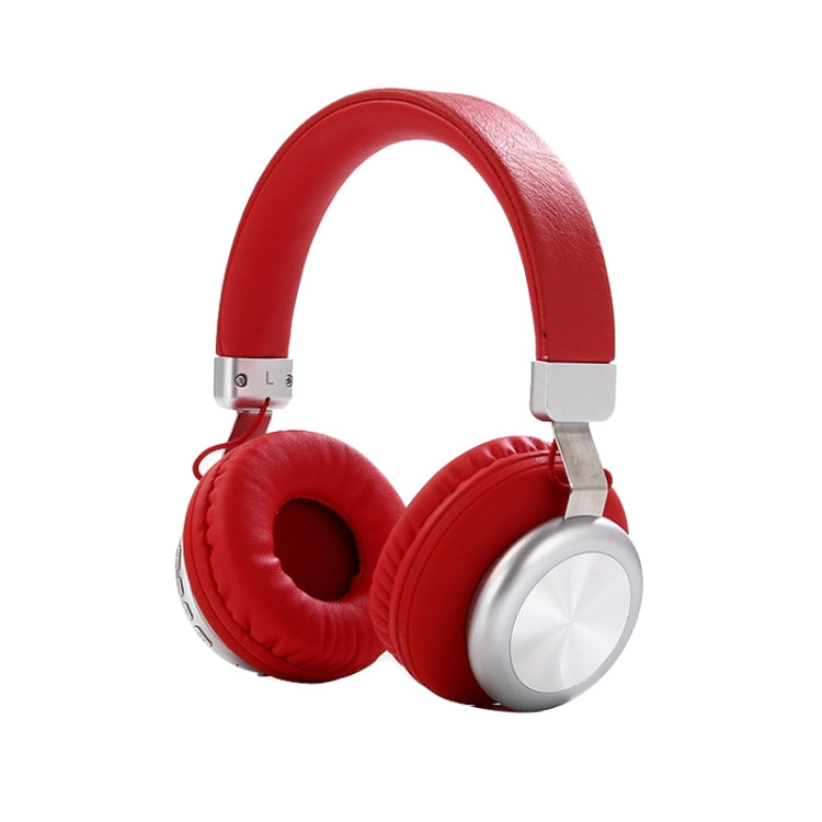BT1616 HIFI Wireless Stereo Bass Noise Reduction Gaming Headset with Microphone (Red)