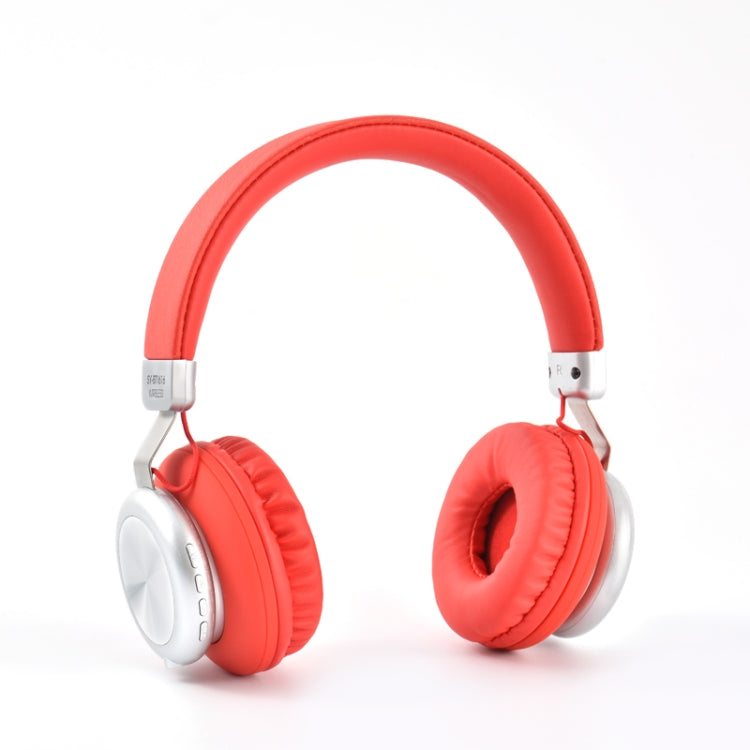 BT1616 HIFI Wireless Stereo Bass Noise Reduction Gaming Headset with Microphone (Red)