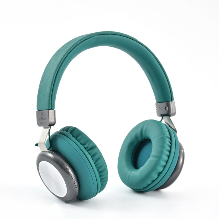 Bluetooth 5.0 HIFI Wireless Stereo Gaming Headset with Microphone (Green)