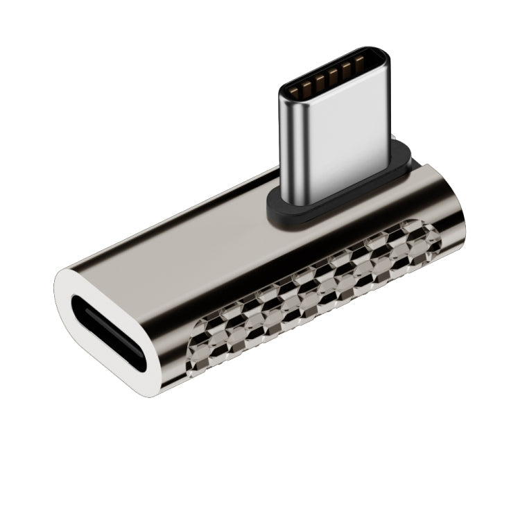 100W Type-C Zinc Alloy Adapter with Medium Bend