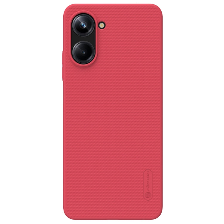 NILLKIN Frosted PC Phone Case for Realme 10 Pro 5G (Red)