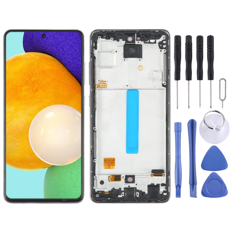 6.43 inch OLED LCD Screen Assembly with Frame for Samsung Galaxy A52 5G SM-A526