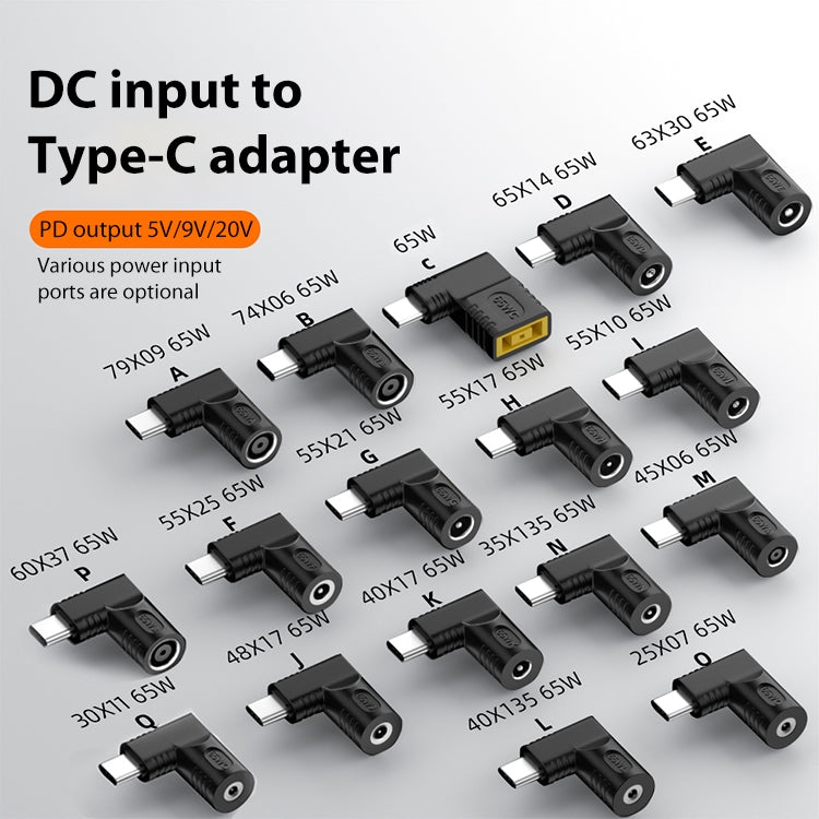 Lenovo 65W DC Input to USB-C / Type-C Power Adapter with Versatile Output Options