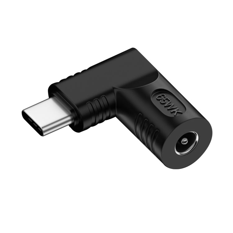 65W PD Power Adapter for USB-C Devices with 4.0x1.7mm DC Input