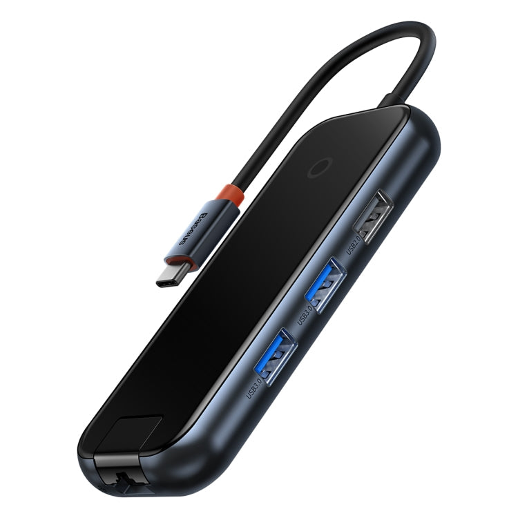 Baseus Extreme II 5-in-1 USB-C Hub Adapter with RJ45 (Space Grey)