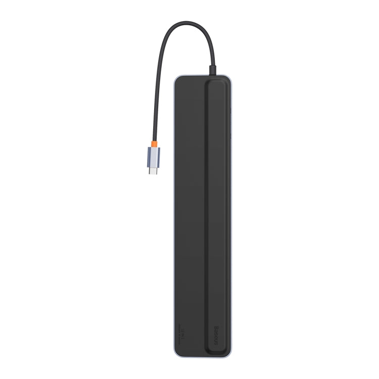 Baseus 11-in-1 USB-C Hub Adapter (Space Grey) with HDMI, USB 3.0, PD, VGA, SD/TF, RJ45, and 3.5mm Audio