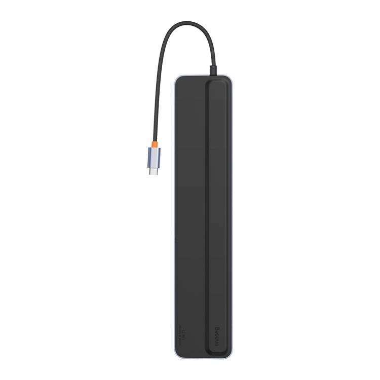 Baseus 12-in-1 USB-C Hub Adapter with HDMI, USB 3.0, PD, VGA, SD/TF, RJ45, and 3.5mm (Space Grey)