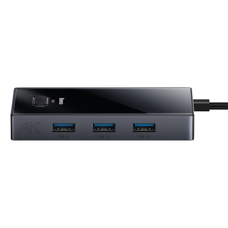 Baseus 5 in 1 USB-C / Type-C to USB3.0x3+HDMI+PD HUB Adapter (Space Grey)
