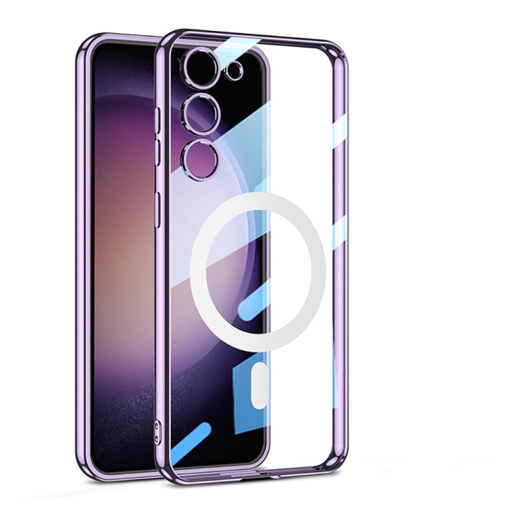 GKK Magsafe Full Coverage TPU Phantom Phone Case for Samsung Galaxy S23+ 5G (Purple)