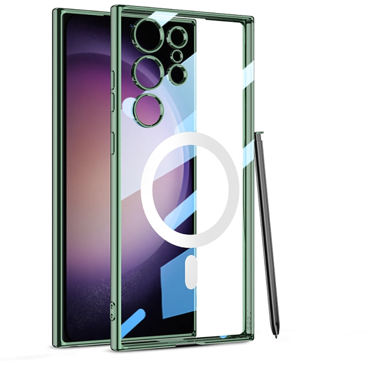 Green TPU Phantom Phone Case for Samsung Galaxy S23 Ultra 5G without Pen