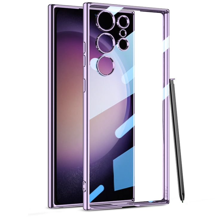 Purple GKK Full Coverage TPU Phantom Phone Case for Samsung Galaxy S23 Ultra 5G (No Pen Included)