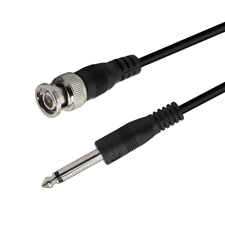 BNC Male to 6.35mm Plug 2m Connection Cable with Durable All Copper Wire