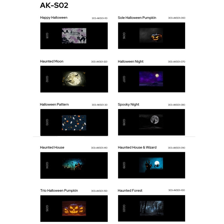 Godox AK-S02 10 in 1 Transparencies Collection Slide Set for Creative Photography
