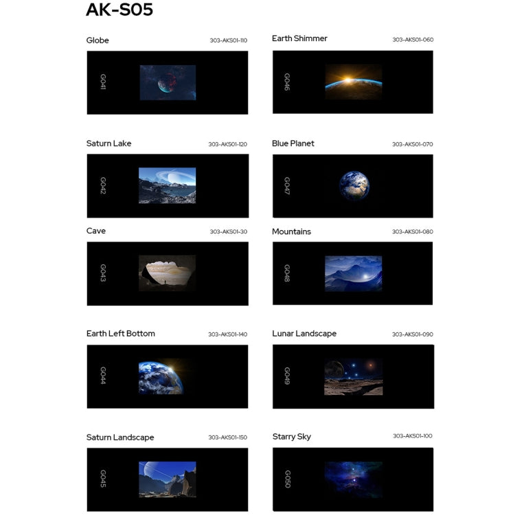 Godox AK-S05 10 in 1 Slide Set for Godox AK-R21 Projection Kit