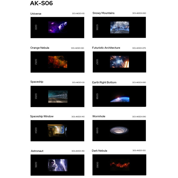 Godox AK-S06 10 in 1 Transparencies Collection Slide Set for Enhanced Photography