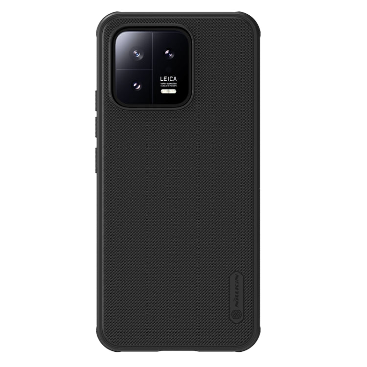 Black NILLKIN Frosted Shield Pro Magnetic Magsafe Phone Case for Xiaomi 13