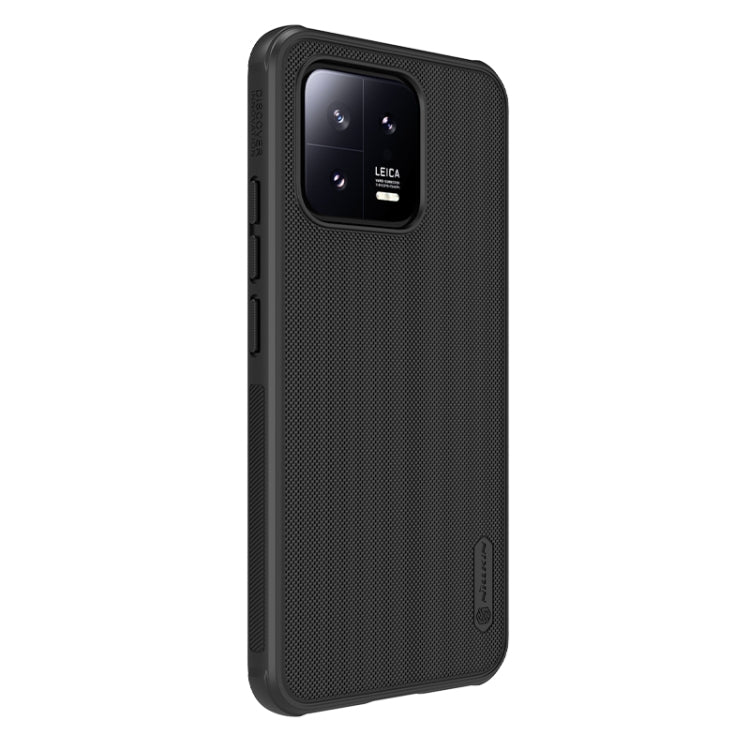 Black NILLKIN Frosted Shield Pro Magnetic Magsafe Phone Case for Xiaomi 13