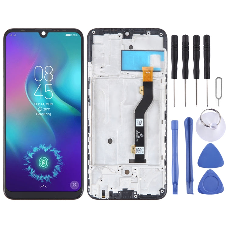 OLED LCD Screen and Digitizer Assembly for Tecno Camon 12 Pro With Frame