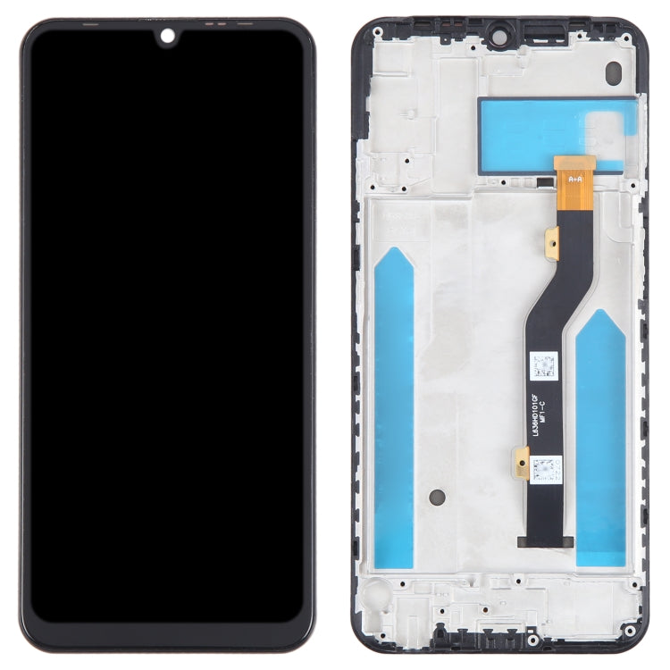 OLED LCD Screen With Digitizer Assembly and Frame for Tecno Phantom 9 AB7
