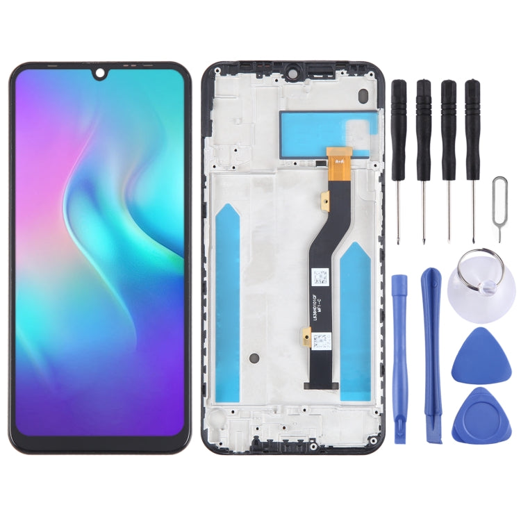 OLED LCD Screen With Digitizer Assembly and Frame for Tecno Phantom 9 AB7
