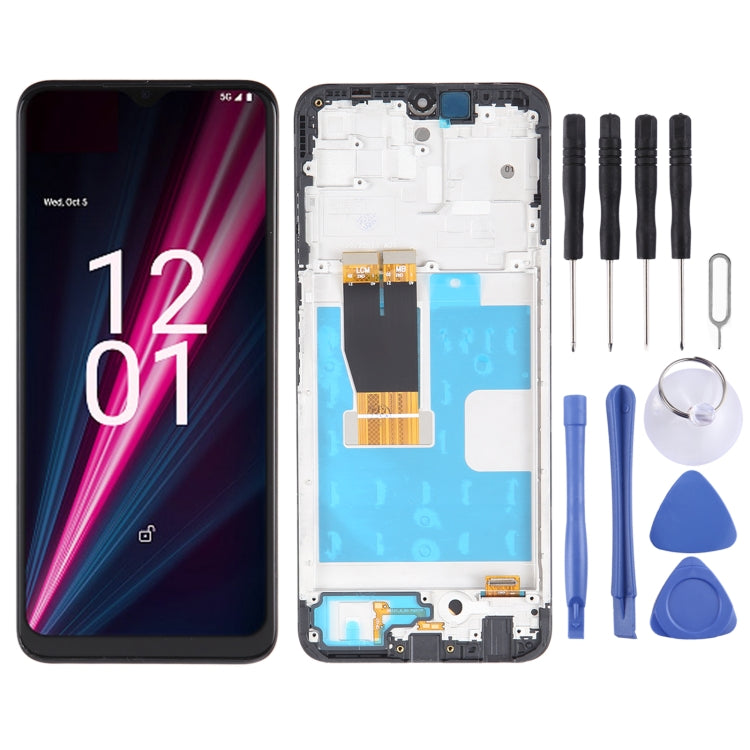 T-Mobile Revvl 6 Pro LCD Screen Assembly with Frame