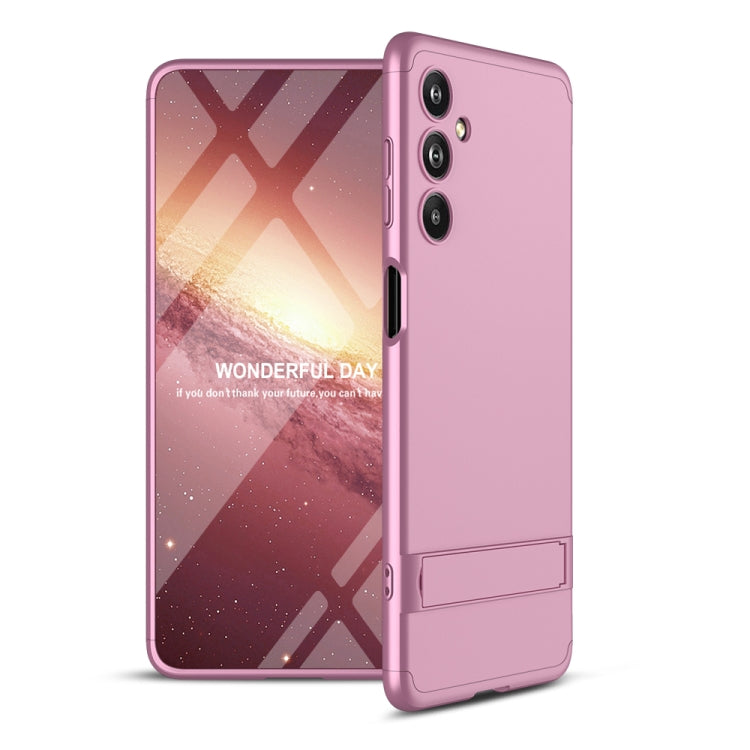 Rose Gold GKK Three Stage Splicing Full Coverage PC Phone Case for Samsung Galaxy F54