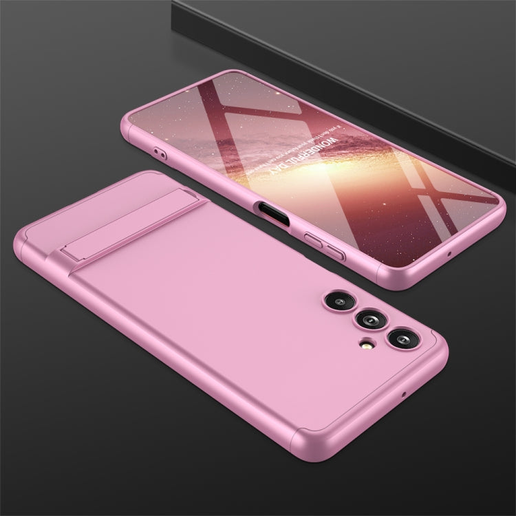Rose Gold GKK Three Stage Splicing Full Coverage PC Phone Case for Samsung Galaxy F54
