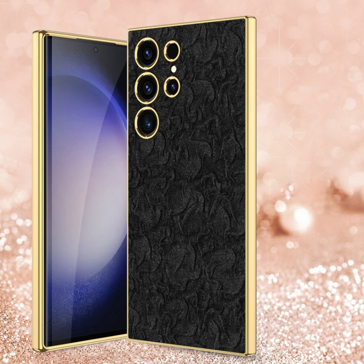 GKK Black Fabric Phone Case for Samsung Galaxy S23 Ultra 5G