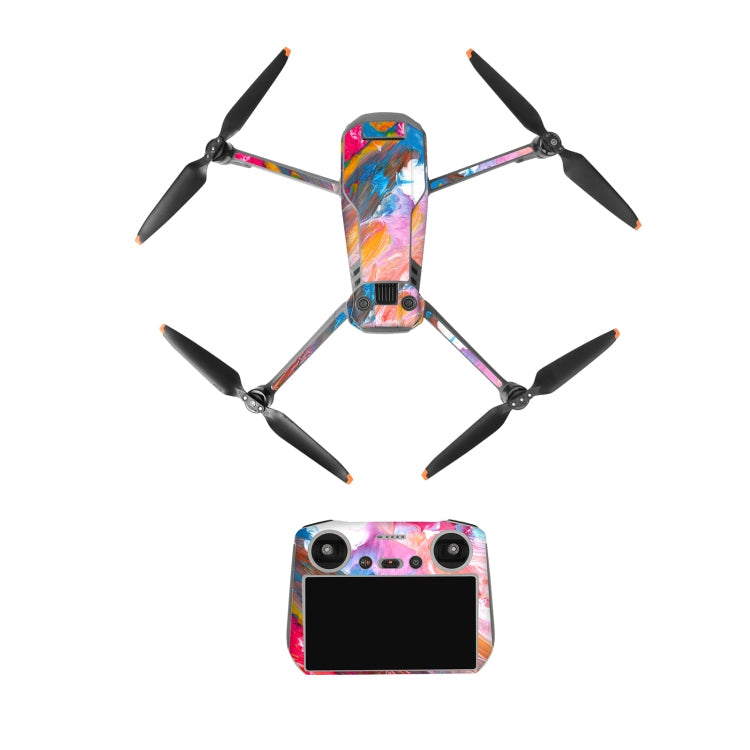 Sunnylife Pink Cloud Decorative Stickers Set for DJI Mavic 3 Pro / RC Drone Body Remote Control