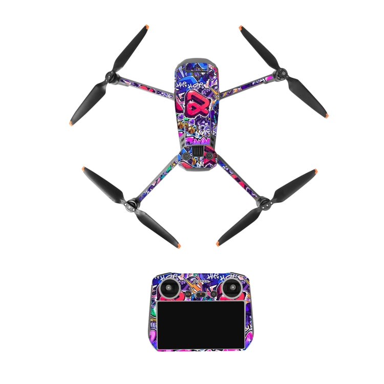 Sunnylife Drone Body and Remote Control Decorative Stickers Set - Cool Purple