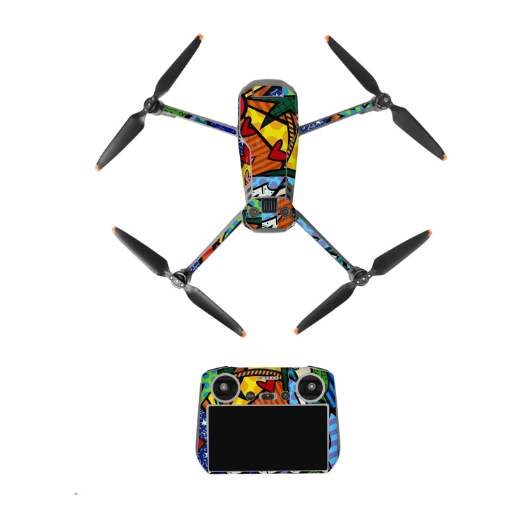 Sunnylife Yellow Island Decorative Stickers Set for DJI Mavic 3 Pro / RC Drone
