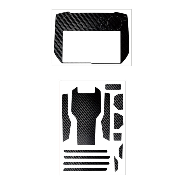Decorative Stickers Set for DJI Mavic 3 Pro / RC Pro - Black Grain