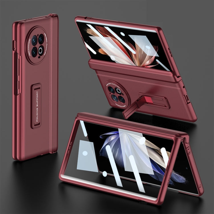 GKK Red Full Coverage Phone Case with Fold Hinge and Stand for vivo X Fold2
