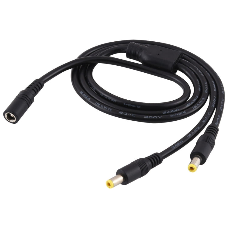 Power up 2 Devices with 1 to 2 Female to Male DC Power Splitter Adapter Cable