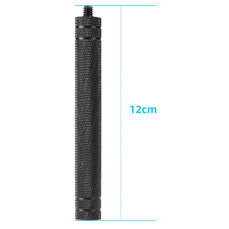 Black Diamond Texture Aluminum Alloy Camera Extension Rod Tube
