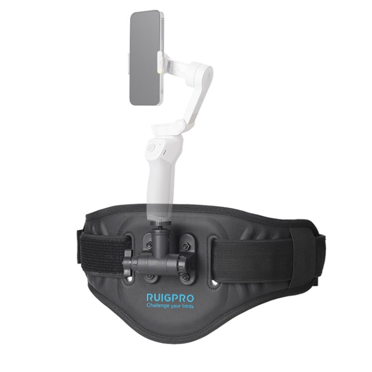 Waist Belt Mount Strap for Phone Gimbal Stabilizer with Selfie Stick Compatibility
