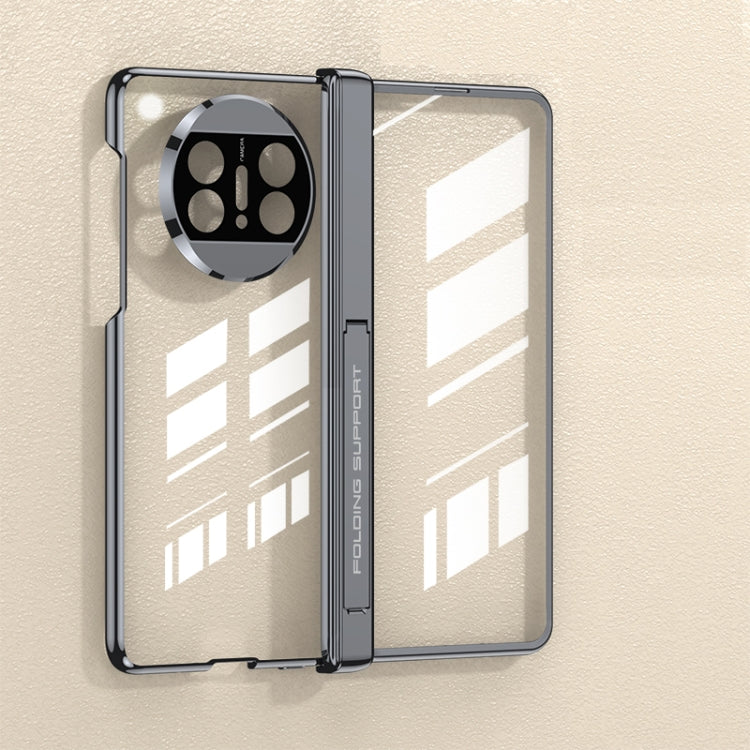 Black GKK Integrated Hinge Folding Phone Case with Holder for Huawei Mate X3