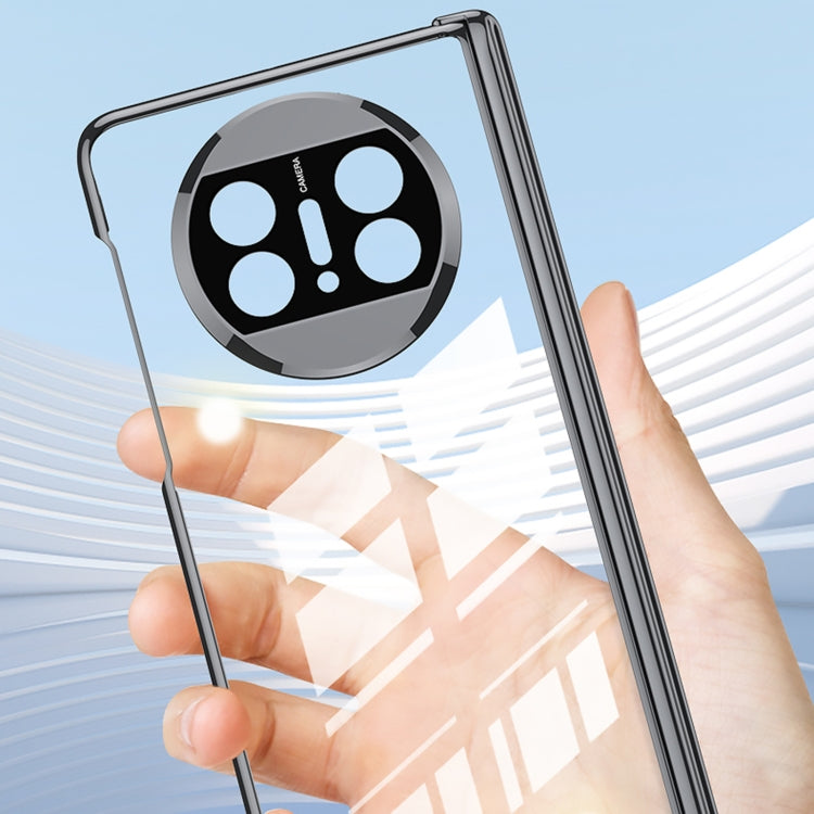 Black GKK Integrated Hinge Folding Phone Case with Holder for Huawei Mate X3