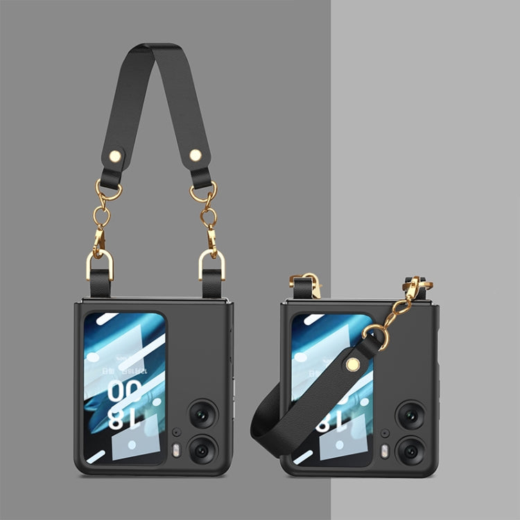 OPPO Find N2 Handbag Phone Case - Ultra-thin Black Integrated GKK Protection