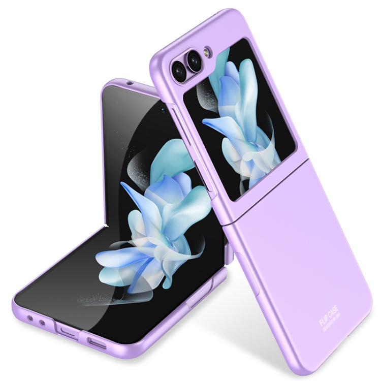 GKK Ultra-thin Full Coverage Phone Case for Samsung Galaxy Z Flip5 - Dream Mirror Purple