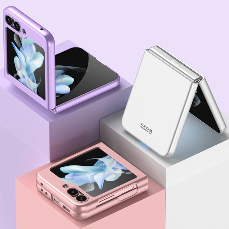 GKK Ultra-thin Full Coverage Phone Case for Samsung Galaxy Z Flip5 - White