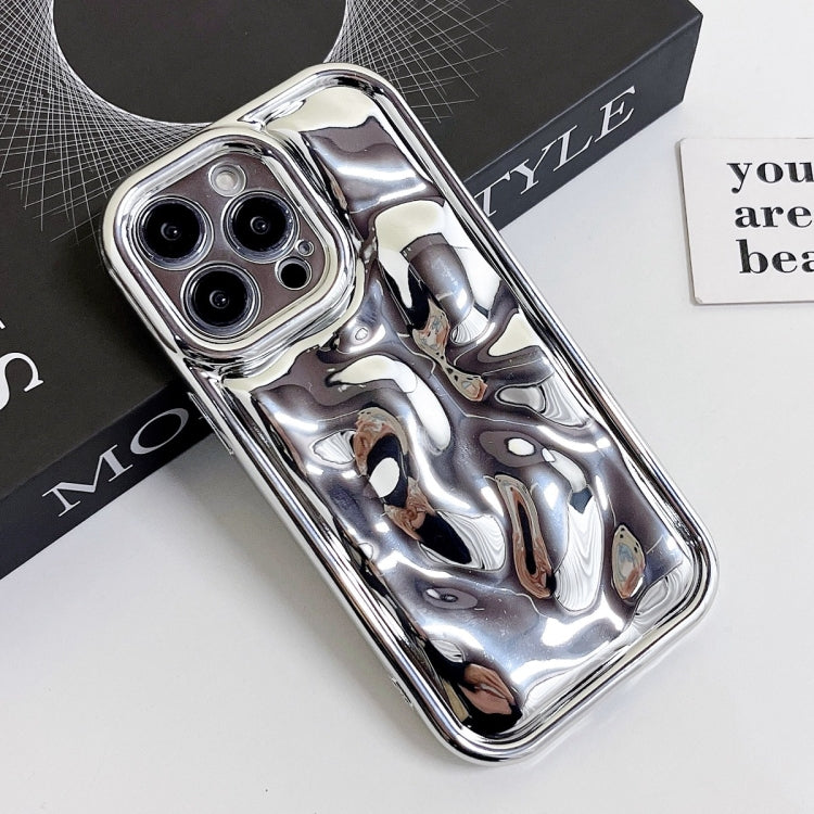 Silver Electroplating Meteorite Texture TPU Phone Case for iPhone SE 2022/2020/8/7
