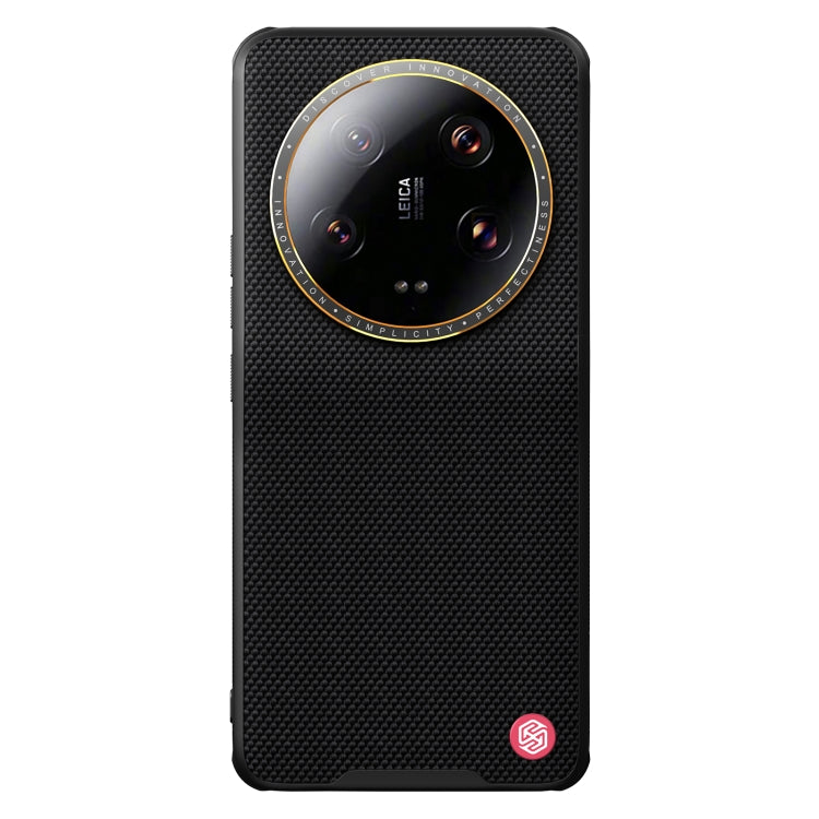 NILLKIN 3D Textured Nylon Fiber TPU + PC Phone Case for Xiaomi 13 Ultra (Black)
