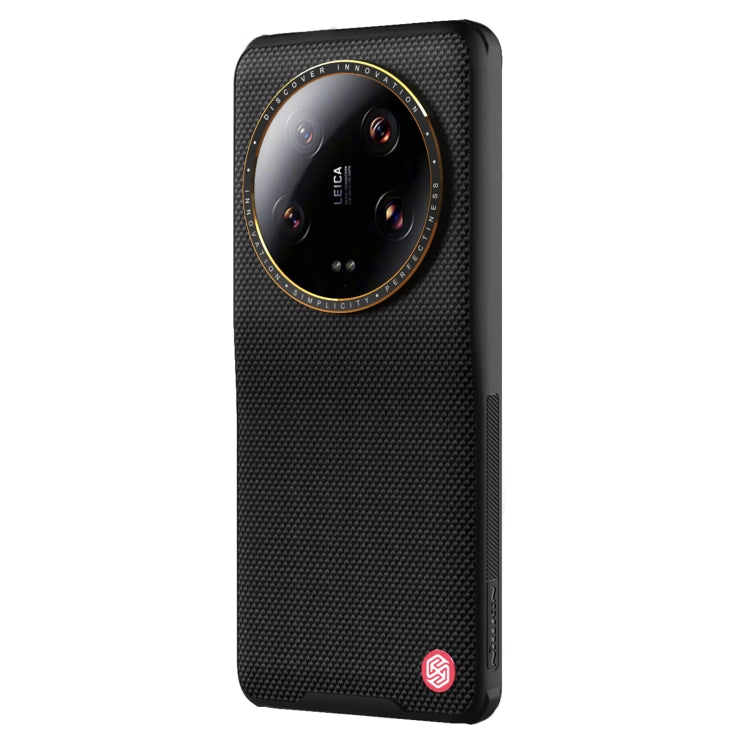 NILLKIN 3D Textured Nylon Fiber TPU + PC Phone Case for Xiaomi 13 Ultra (Black)