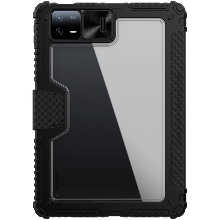 NILLKIN Bumper Pro Camshield Tablet Leather Case for Xiaomi Pad 6 / Pad 6 Pro - Black