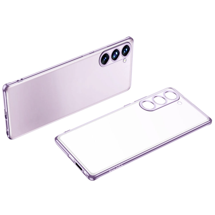 SULADA Electroplating Frosted TPU Phone Case for Samsung Galaxy S23 5G (Purple)