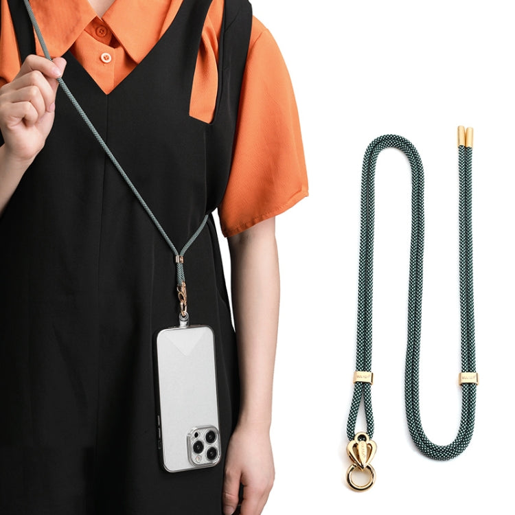 SULADA Multifunctional Universal Mobile Phone Love Lanyard - Green and White