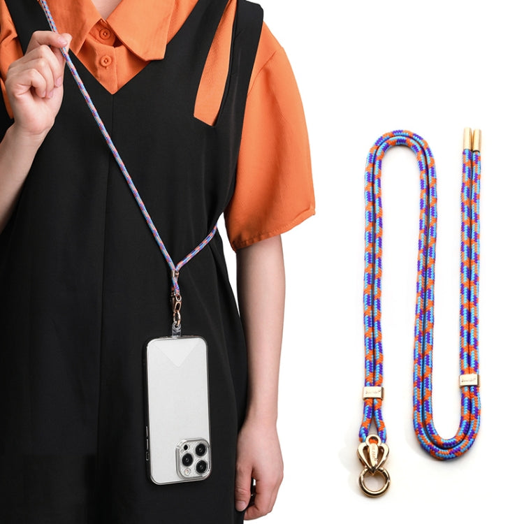 SULADA Universal Mobile Phone Love Lanyard - Orange and Blue
