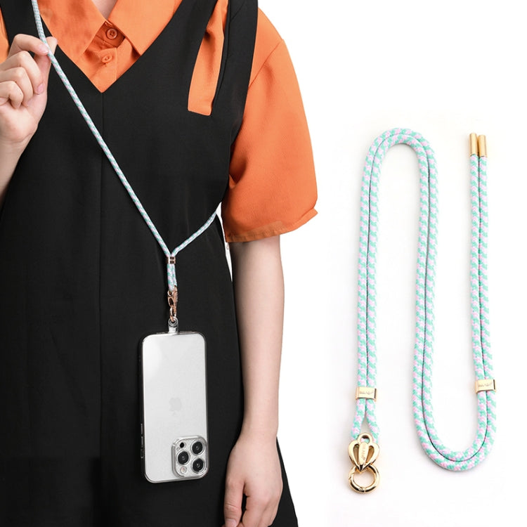 SULADA Multifunctional Universal Mobile Phone Love Lanyard in Pink and Green